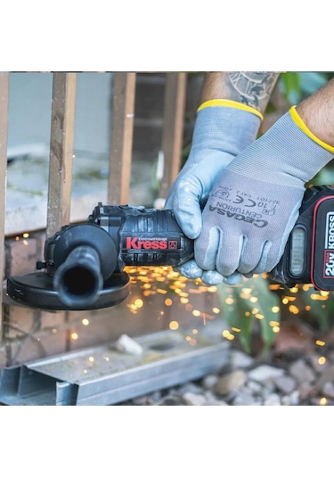 Kress KRKS1 KUB30.2 + KU390.4 + KUH10.2 20V 4AH 6 Adet Akülü Profesyonel Kombo Set