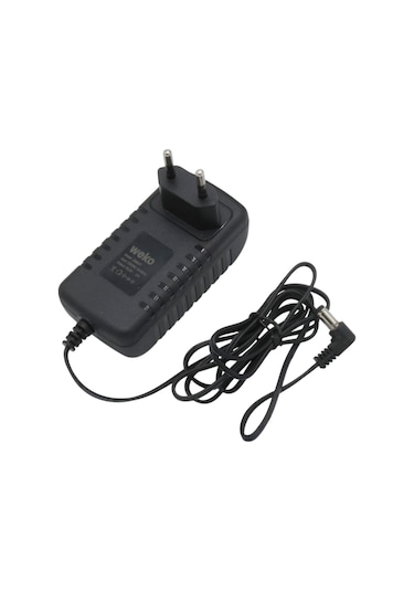 Weko 25.2 Volt - 2 Amper 5.5x2.5mm Uçlu Yerli Üretim Priz Tipi Adaptör 1.2 Metre Uzunluk