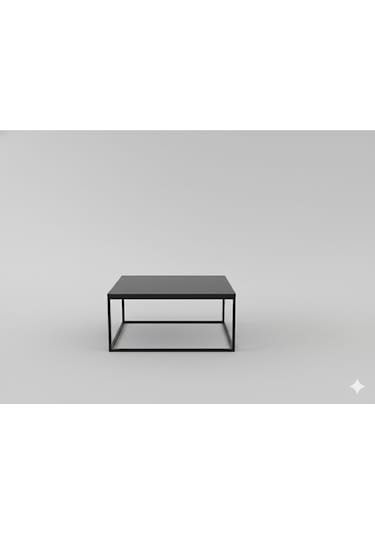 Rafadi Orta Sehpa Metal Ayaklı Modern Orta Sehpa Antrasit