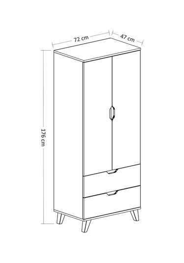 Valencia Gardırop Beyaz