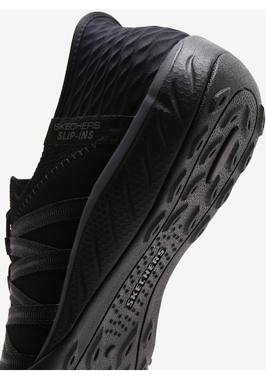 Skechers Slip-Ins:Breathe-Easy - Roll-With-Me Kadın Siyah Günlük Ayakkabı 100593 Bbk Siyah