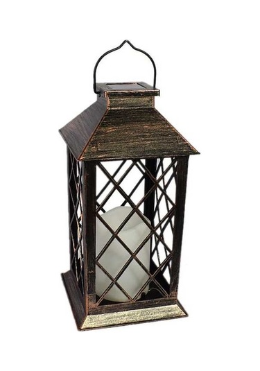 Dancemonkey Güneş Enerjili Bahçe Feneri - Kırmızı, Yanmaz Titreşen Mum Işığı Kırmızı