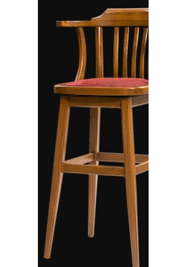 Zus702 Yüksek Sandalye Yarım Kolçak Kafes, Ahşap Kayın... Akçaağaç