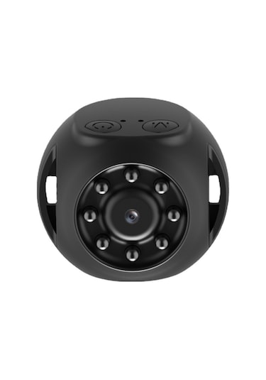 Vkemall Webcam 1080p Kamera Akıllı Güvenlik Kamerası Gece Görüşlü 90 Geniş Açı Sıcak Ağ Siyah