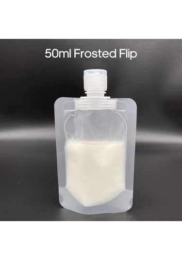 Yifomall Seyahat İçin Taşınabilir 30ml+50ml+100ml Her Bir 5 Adet Mat Renkli, Tıkanmaz Çıktı, Prevent Leakage, Kullandıkça Düşen, Sağlam Malzeme Sıvı Saklama Poşetleri Diğer