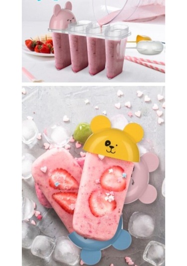 4'lü Pratik Dondurma Kalıbı Meybuz Yapma Kabı