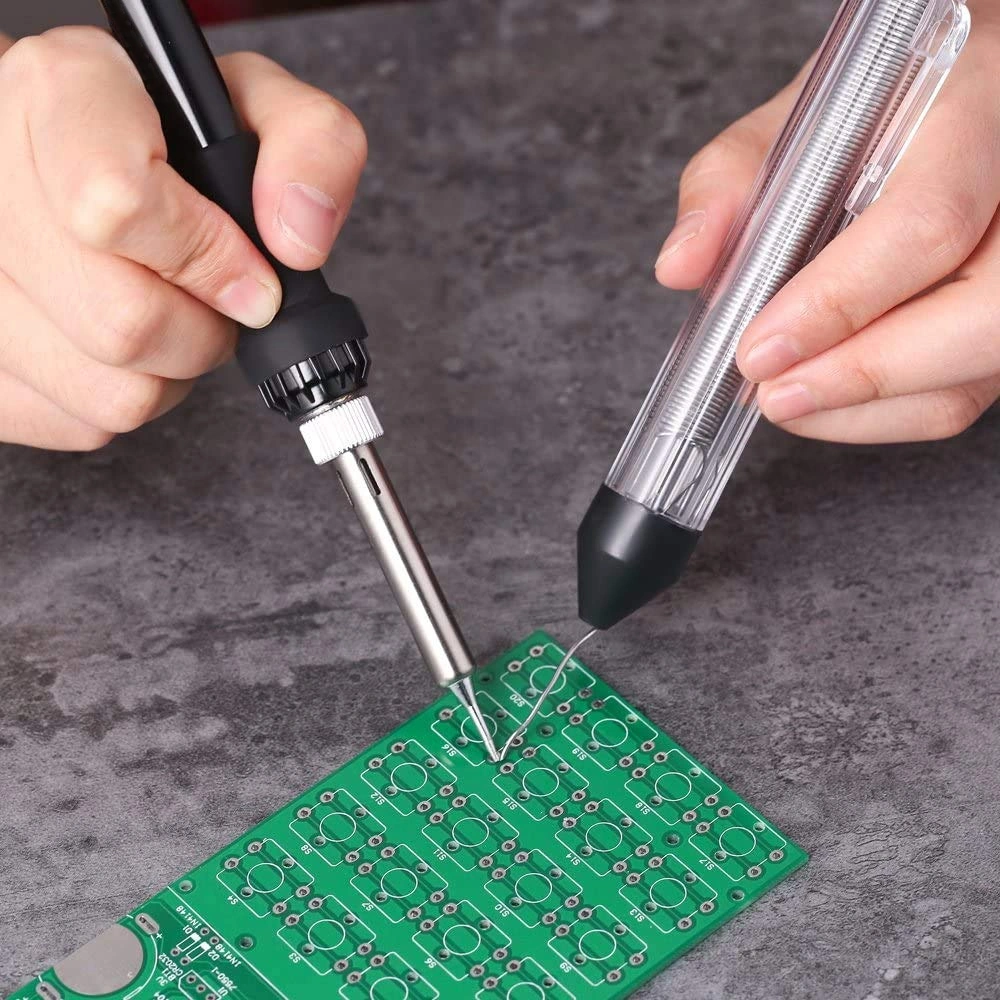 Yifomall Mk15 Kaynak Seti: 14 Parça Tam Zırh, 200-450 C Sıcaklık Ayarlı, Çelik Uçlar Ve Tam Gereçler Çantası