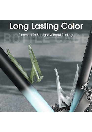 West Bıkıng Yp0704043 Bisiklet Su Şişesi Kafesi Pc+fiberglas Bisiklet Şişe Montaj Braketi - Siyah