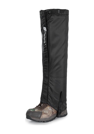 Geeksen L Beden Siyah Kayak Kolları - Su Geçirmez Oxford Kumaş, Polar Forlu Isı Sağlama, Metal Kanca Ve -30 C Dayanıklı Tpu Bağlama Siyah