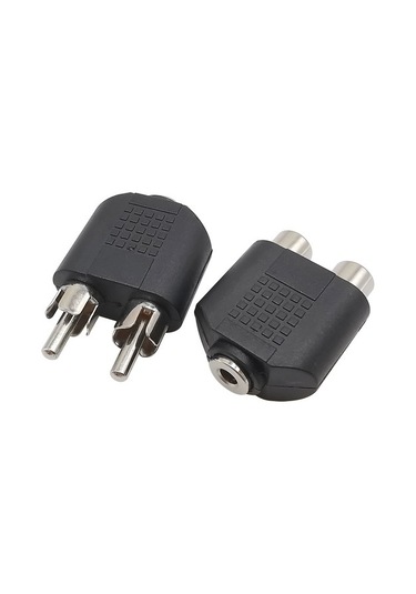 Dişi 3.5 Mm Stereo Erkek 2 Rca 2x Erkek Rca Dişi Stereo Jack
