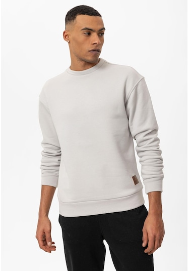 Seppe Erkek Basic Sweatshirt Krem