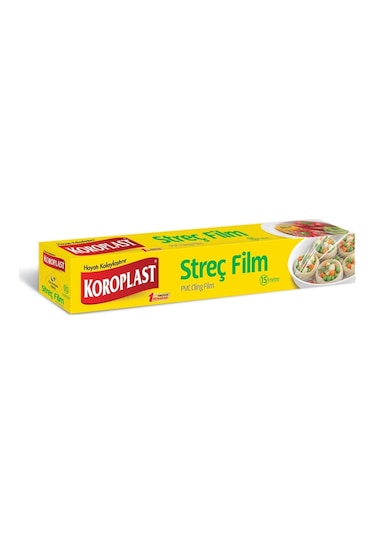 Koroplast Streç Film 3 Paket 30 CM x 15 M