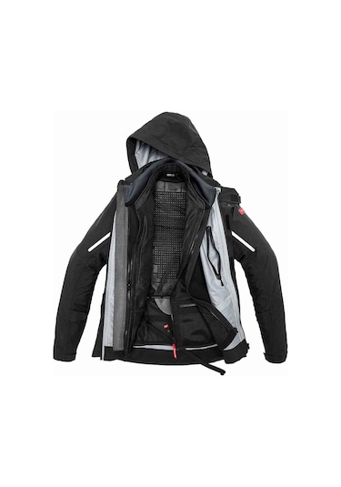 Spidi Mission-T H2out Lamine 4 Mevsim Motosiklet Montu Siyah