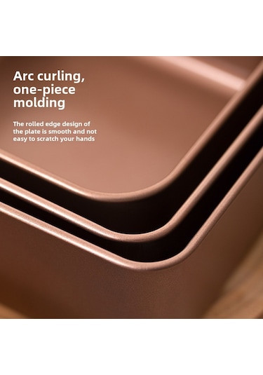 Wezone 6 İnç Profesyonel Derin Kenar Non-stick Kek Kalıbı - Pasta, Ekmek Pişirme Aleti, Dayanıklı Malzeme, Kolay Temizleme, Mükemmel Şekil Koruma Diğer