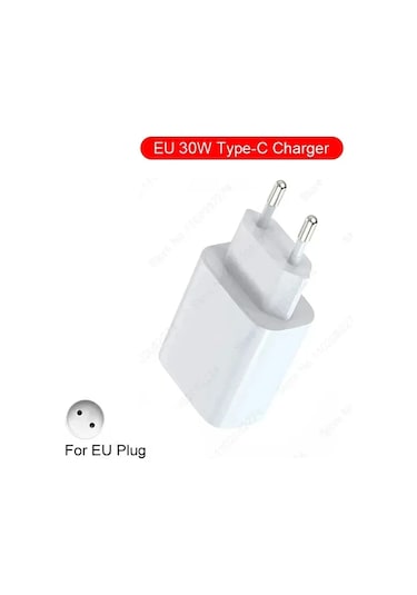 Qwq30w Usb-c Hızlı Şarj Adaptörü İphone Uyumlu 15/14/13/12/11 Pro Max Xr Xs İpad Abdistribütör Garantili