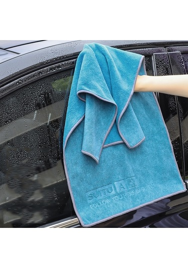 43x43 Cm Suıtu Mikrofiber Temizlik Bezi Araba Temizlik Havlusu Kalınlaşmak Son Derece Emici Temizlik Bezi