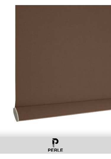 Br Perle Home Tatlı Kahve Rengi Düz Mekanize Stor Perde Yüksek Kalite Metropol Serisi Tatlı Kahve