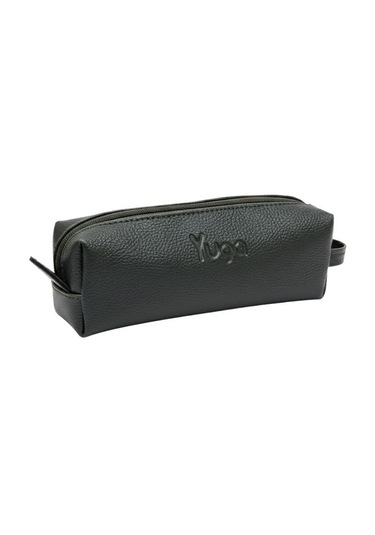 Yuga Tek Gözlü Suni Deri Kalem Çantası Yeşil Yeşil