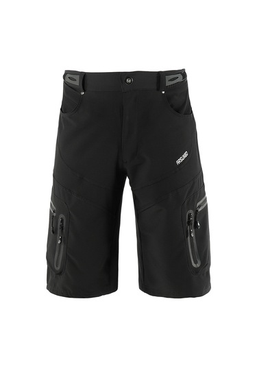 Arsuxeo Erkekler Bisiklet Şort Çabuk Kuruyan Nefes Açık Spor L Siyah