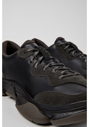 Camper Karst 2 Deri Ve Nubuk Erkek Spor Ayakkabı K101068-001 Siyah