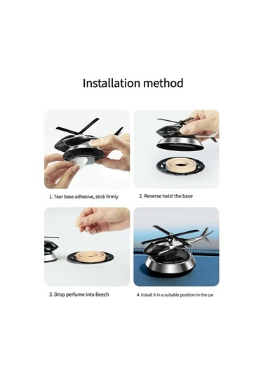 Liangmei Helikopter Styling Güneş Arabası Hava Spreyidekoratif