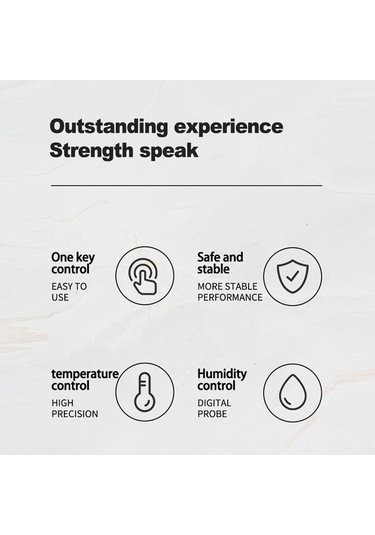 Ebitda Yüksek Hassasiyetli Akıllı Nem Ve Sıcaklık Kontrol Cihazı - Dayanıklı Plastik, Geniş Uygulama Alanları