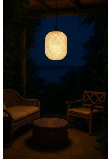 Dekoratif Avize Zikzak Serisi İskandinav Ev Ofis Veranda Mutfak Çap 20 Cm Çok Renkli