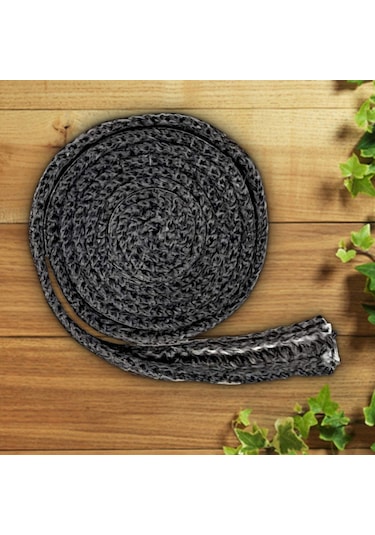 Suntek Soba Conta Bandı Siyah Kordon Fiberglas Kapı 2mmx10mmx300cm