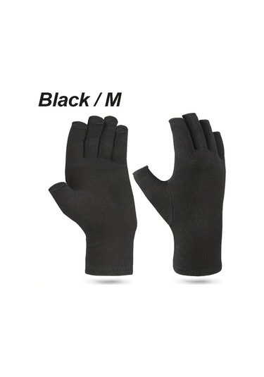 Chuangyinshop Siyah M Bilek Destekli Unisex Kompresyon Eldiveni Gün Boyu Rahatlık Karpal Tünel