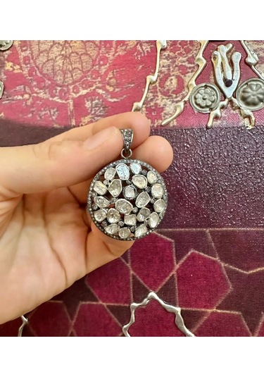 Polki Elmas Kolye Ucu 165