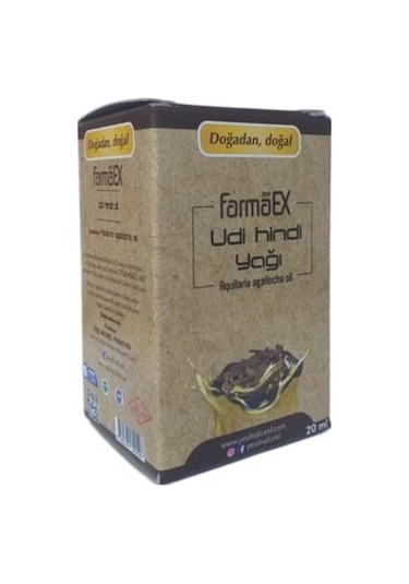 Farmaex Udi Hindi Yağı 20 ML