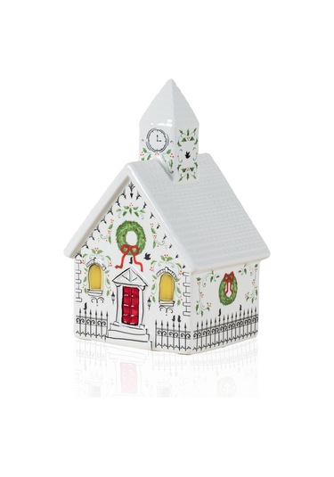 The Mia Dekoratif Led Işıklı Yılbaşı Evi 13x11x22 Cm 1 Adet
