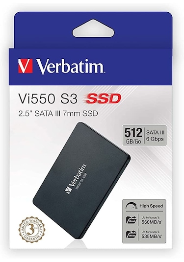 Verbatim Vi550 S3 2.5" 512 GB SATA 3 SSD
