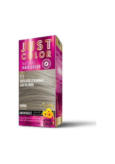Herbal Scıence Organik Amonyaksız Saç Boyası Orta Küllü Kumral 7.1