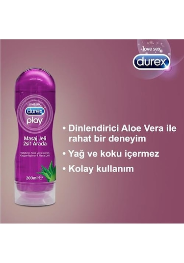 Durex Play Kayganlaştırıcı Masaj Jeli Aloe Vera 200 ML