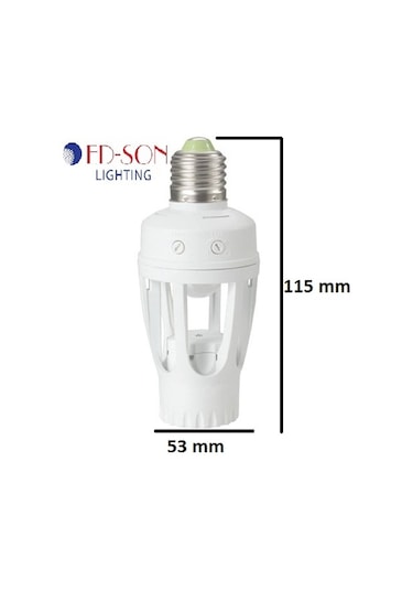 Edson 360 Derece Sensörlü E-27 Duy Sensörlü Duy