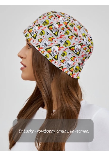 Dr. Lucky Pamuklu Tıbbi Kafatası Başlığı 339060067