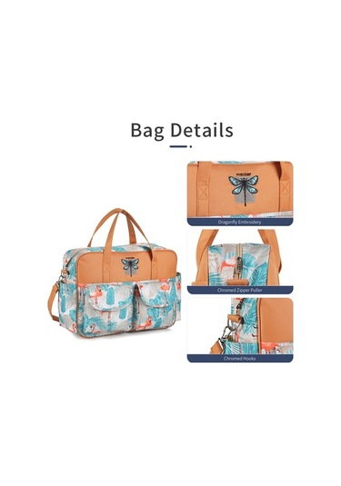 Novahub Moveevo Anne Bebek Bezi Çantası - Geniş Kapasiteli Omuz/el Çantası Emzirme & Seyahat İçin Pratik Çeşitli Organizör Çok Renkli