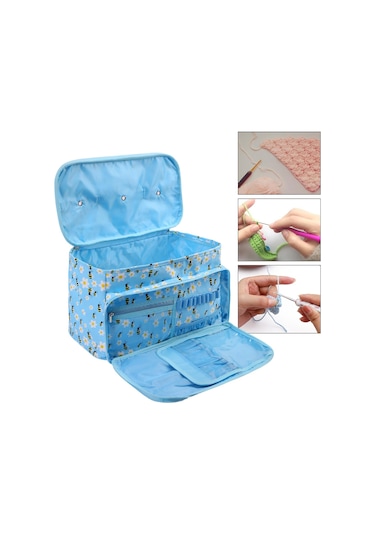 Suntek İplik Depolama Organizatör Örgü Çanta Tote Kese El