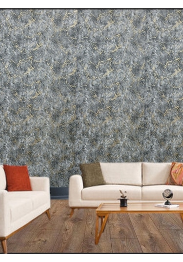 Mermer Desenli 3d Duvar Kağıdı 16m² Diğer