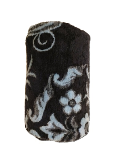 Algelsineve Çift Kişilik Lüks Peluş Akrilik Uşak Battaniyesi Lacivert