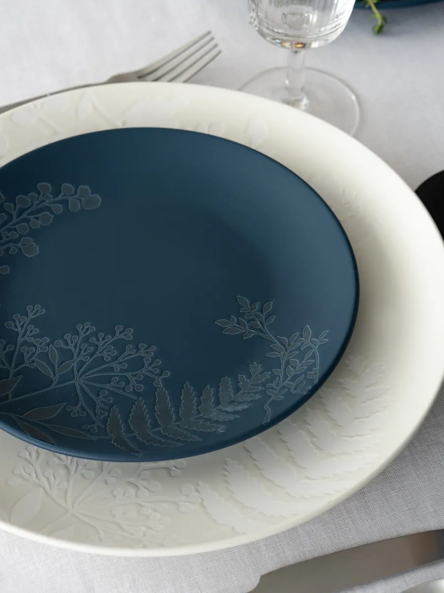 Korall Herbarium Krema 19 Cm Servis Tabağı Seti 2 Adet 279364114 Sütlü