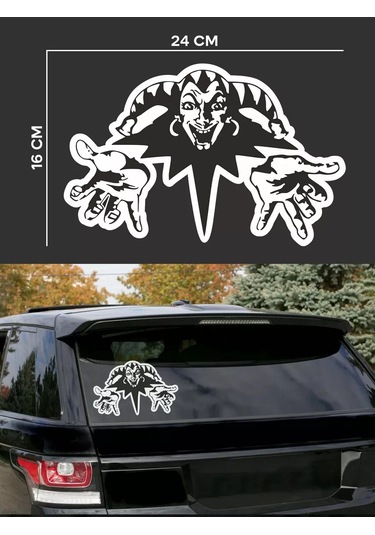 Uhty Print Araba İçin Sticker: King And Jester 247196409