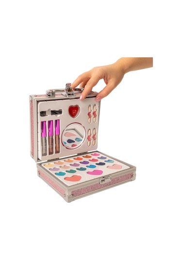 Lukky Parıltılı Kilitli Kutu Makyaj Seti