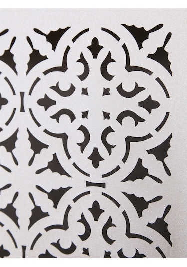 Lazer Stor Perde - Otantik Desen - Kalın Mat Model Krem