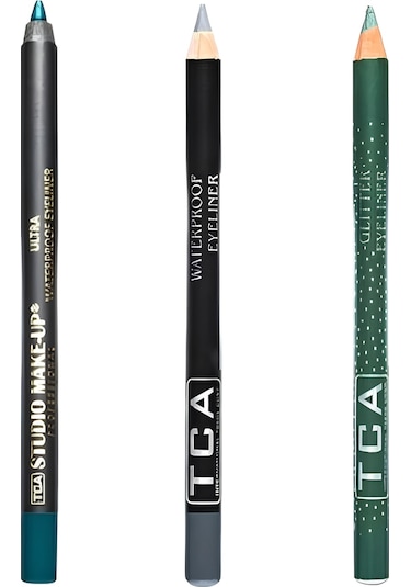 Tca Studio Make-Up Ultra Waterproof Eyeliner Göz Kalemi 3'lü G02 - 804 - 1027