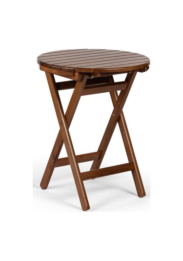 Kl Bahçe Buzludja Masa 60 Cm Kahverengi