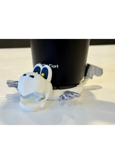 Super Mario Dry Bones Koopa Troopa Bardak Altlığı Beyaz