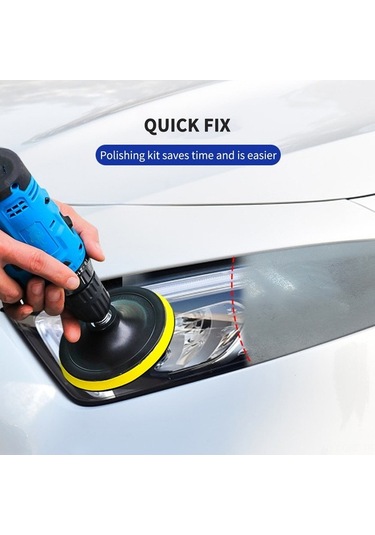 Fortunelane Arac Farı Yenileme Seti - Çizik Tamiri, Sararma Çözücü - Parlaklık Artırır