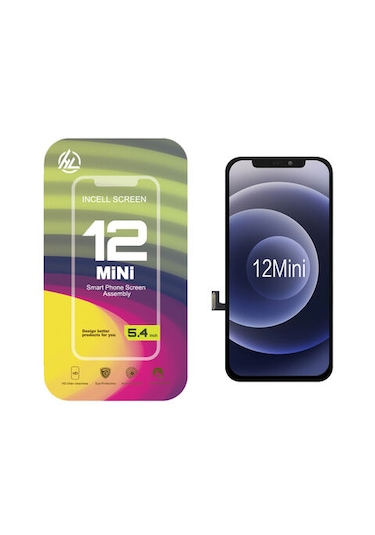 İphone Uyumlu 12 Mini Hl Süper Kalite Lcd Ekran Dokunmatik + Tamir Seti